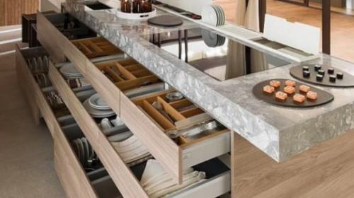Выдвижные системы для кухни. Выдвижные ящики для кухни: виды, преимущества и особенности выбора