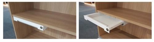 Выдвижной ящик под столешницу. Как встроить выдвижной ящик в уже готовую мебель?