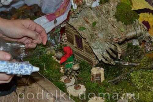 Домики из природных материалов. Домик из природного материала пошагово 15