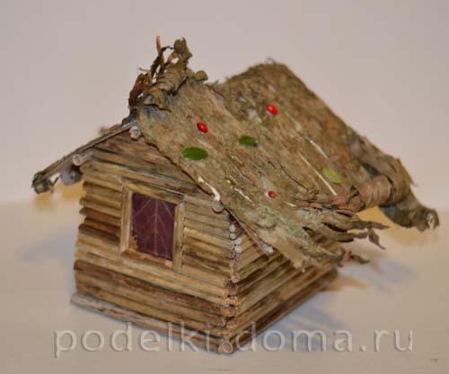 Домики из природных материалов. Домик из природного материала пошагово 08