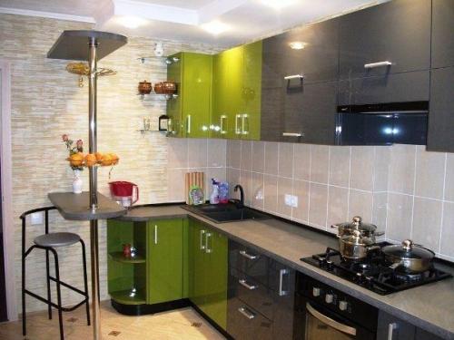 Мини-бар на кухне угловой. Барная стойка на кухне: основные преимущества