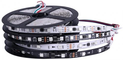 Адресная светодиодная лента применение. Технические характеристики