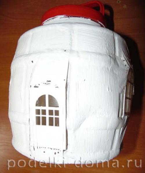 Сказочный домик из пластиковой бутылки. Гриб-дом из бутылки Отредактирова. 2019