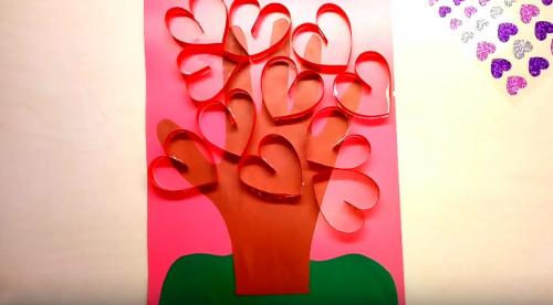 Поделки ко дню матери в начальной школе из бумаги. Делаем поделку с детьми начальной школы (1 класс)