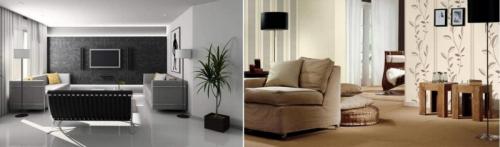 Какие выбрать обои в гостиную. Как выбрать сюжет 19