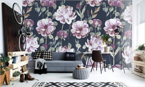 Какие выбрать обои в гостиную. Как выбрать сюжет 02