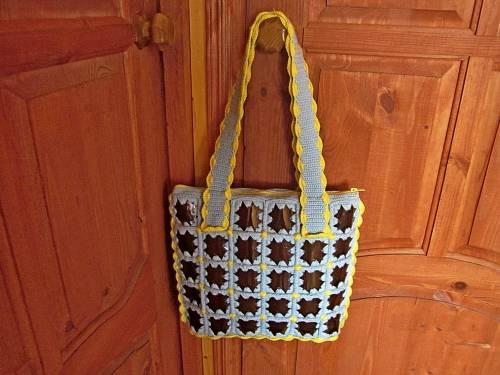 Как из пластиковой бутылки сделать сумку. 