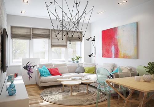 Дизайн гостиных в квартире. Стиль интерьера для маленькой гостиной 09