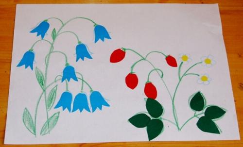 Поделки для детей 3 лет. Самые простые аппликации - для начинающих: