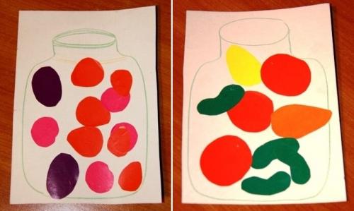 Поделки для детей 3 лет. Самые простые аппликации - для начинающих: