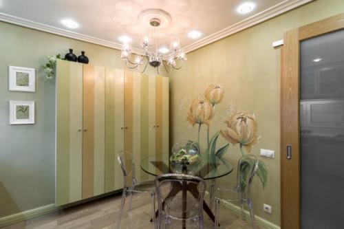 Зеленый кухонный гарнитур в интерьере. Особенности зеленого цвета в интерьере 14