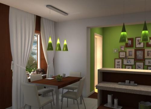 Несколько способов отделить кухню от гостиной перегородкой 05