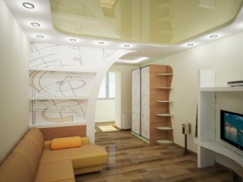 Гостиная и детская в одной комнате. Дизайн гостиной совмещенной с детской