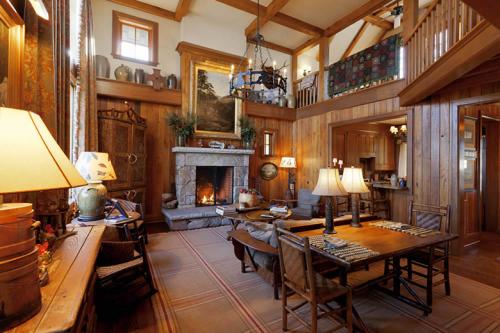 Интерьер внутри деревянный дом. Дизайн интерьера деревянного дома и примеры 25