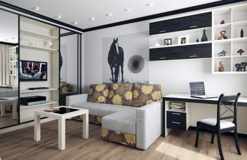 Идеи дизайна 2-х комнатной хрущевки 04