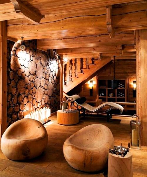 Дизайн маленького деревянного дома. Обустройство внутреннего интерьера деревянного дома