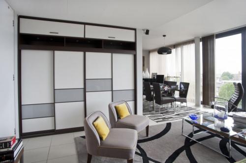 Шкаф купе в интерьере гостиной. Шкаф-купе в гостиную —, какую комплектацию шкафа лучше выбрать и как правильно его расположить (110 фото)