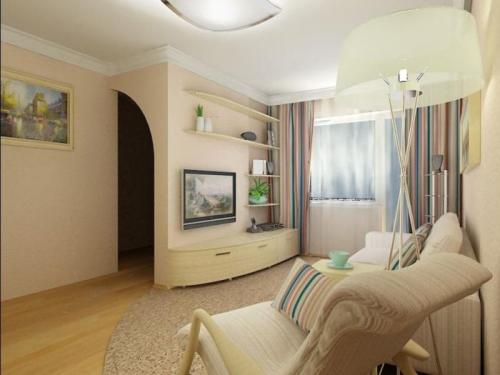 Шкаф купе в гостиной хрущевки. Дизайн гостиной в хрущевке