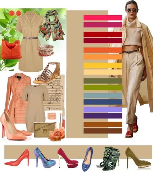 Сочетание бежевого цвета в мужской одежде. Цвета в одежде: учимся подбирать правильно