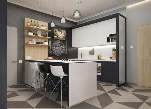 Квартира «BlackWhite Studio» 06