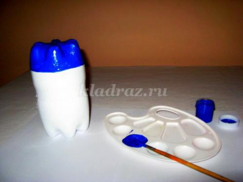 Пингвины из бутылок своими руками. Пингвин из пластиковых бутылок своими руками. Мастер-класс 06