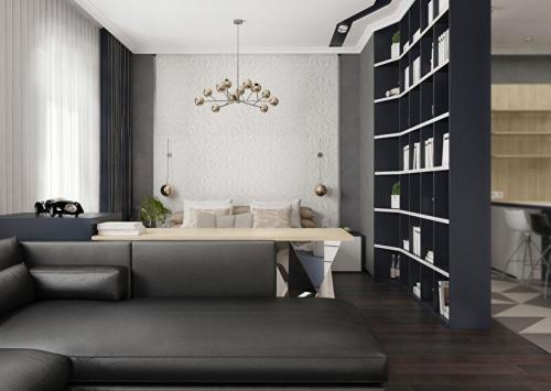 Квартира «BlackWhite Studio» 02
