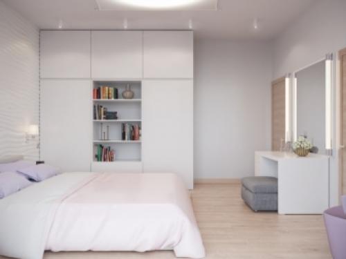 Дизайн спальни без окна дизайн. Освещение 23