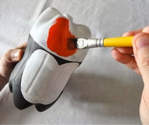 Пингвины из бутылок своими руками пошагово. Маленький пингвин из пластиковой бутылки