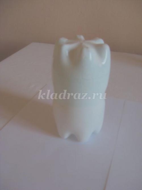 Пингвины из бутылок своими руками. Пингвин из пластиковых бутылок своими руками. Мастер-класс 04