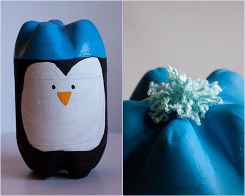 Пингвины из бутылок своими руками мастер. Пингвин из пластиковых бутылок своими руками