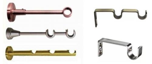 Карниз из водопроводных труб. Карнизные багеты из металлических труб или прутьев