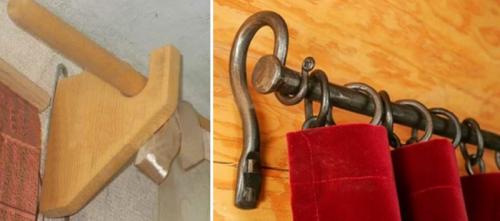 Карниз из водопроводных труб. Карнизные багеты из металлических труб или прутьев