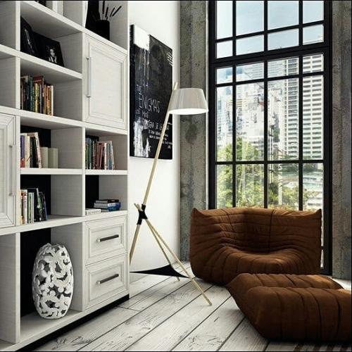 Стильный промышленный лофт 😻 02