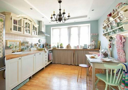 Дизайн кухни в стиле прованс 09