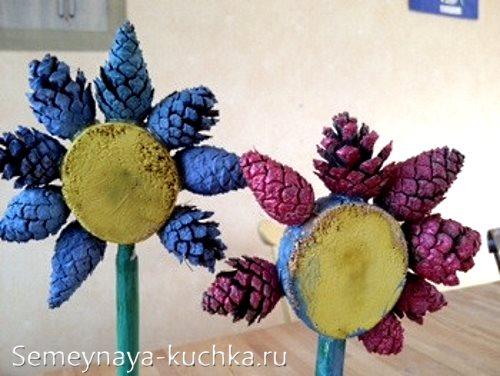 Поделка из природного материала своими руками. ЧЕШУЙКИ от шишек.