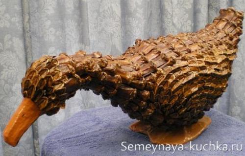 Поделка из природного материала своими руками. ЧЕШУЙКИ от шишек.