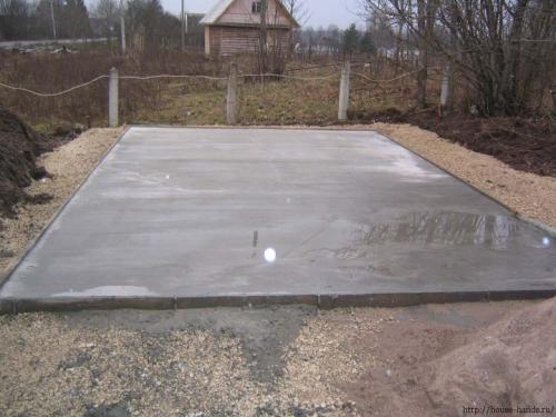 Строительство фундамента под деревянный дом. Технология заливки фундамента под стоящий деревянный дом 05