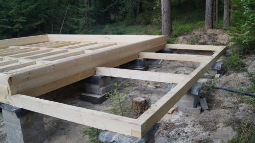 Столбчатый фундамент для дома из бруса. Варианты конструкций фундаментов