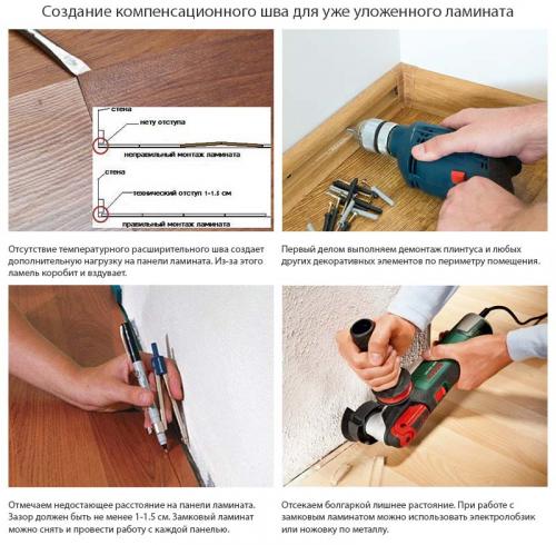 Что делать, если вздулся ламинат –, как исправить, причины и устранение