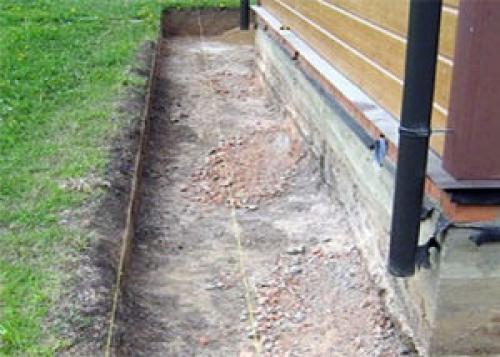 Как сделать отмостку вокруг дома из тротуарной плитки. Пошаговая инструкция устройства отмостки из брусчатки