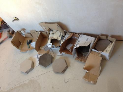 Плитка в коридоре у порога. Шестигранка в коридоре. Мой опыт и советы