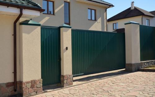 Ворота из профнастила в рамке. Ворота из профнастила — 135 фото, как установить своими руками разные типы ворот