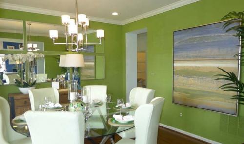 На кухне салатовые обои. Разрабатываем дизайн 01 На кухне салатовые обои. Разрабатываем дизайн 01