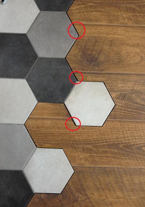 Плитка в коридоре у порога. Шестигранка в коридоре. Мой опыт и советы