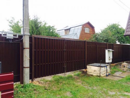 Ворота из профнастила в рамке. Ворота из профнастила — 135 фото, как установить своими руками разные типы ворот