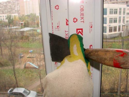 Как снять стеклопакет снаружи. Как снять стеклопакет