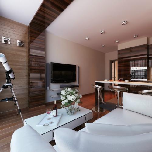 Дизайн 1 комнатной квартиры 45м2. Квартира 45 кв. м. – современный интерьер и принципы планирования (75 фото)