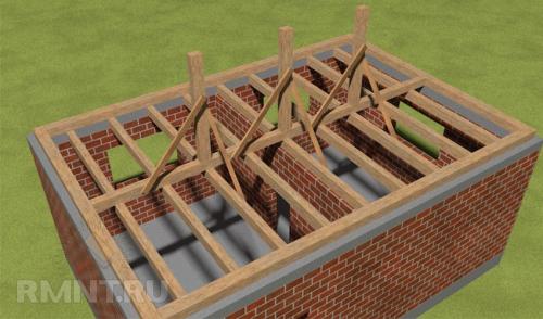 Обрешетка вальмовой крыши под металлочерепицу. Устройство обрешетки кровли 08