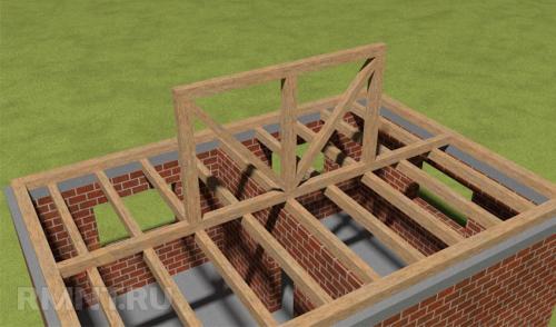 Обрешетка вальмовой крыши под металлочерепицу. Устройство обрешетки кровли 09