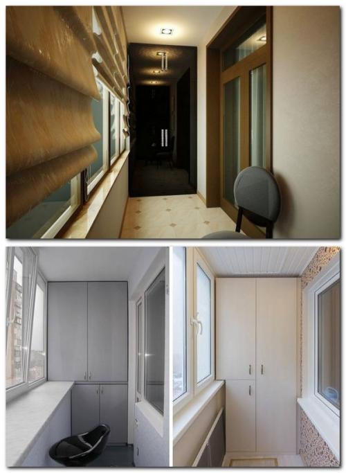 Шкаф на балкон из профиля. Что учесть при проектировании балконного шкафа